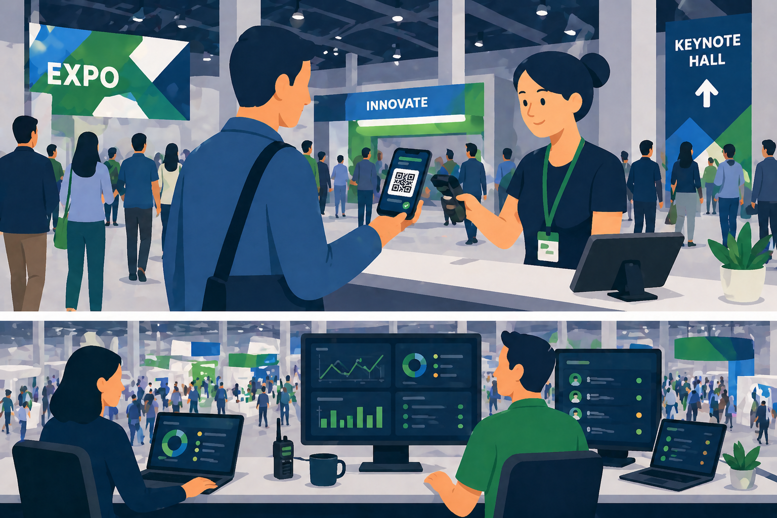 Enterprise meetings illustration